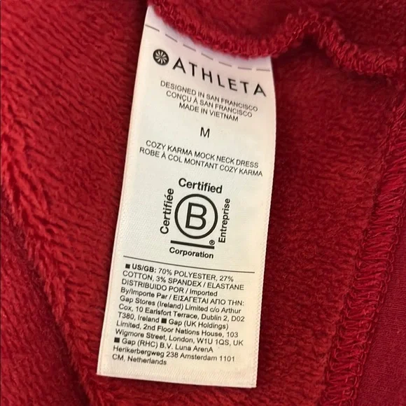Athleta Red Turtleneck Dress - Picture 8 of 8